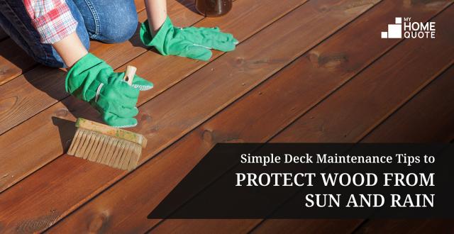 Simple Deck Maintenance Tips to Protect Wood from Sun and Rain