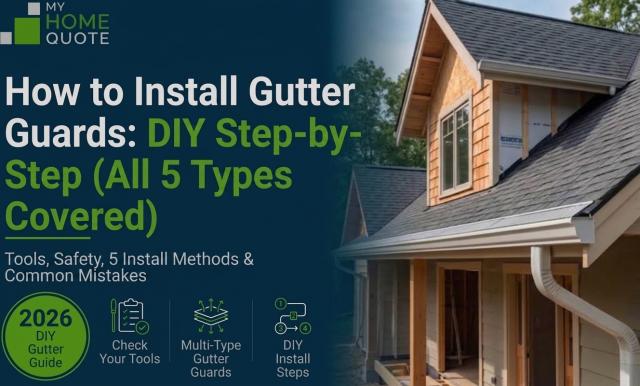How to Install Gutter Guards: DIY Step-by-Step (All 5 Types Covered)
