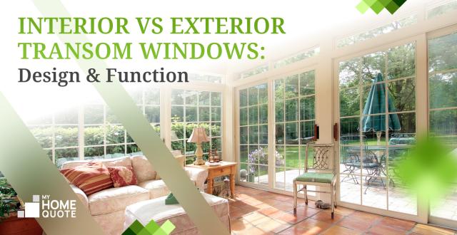 Interior vs Exterior Transom Windows: Design & Function
