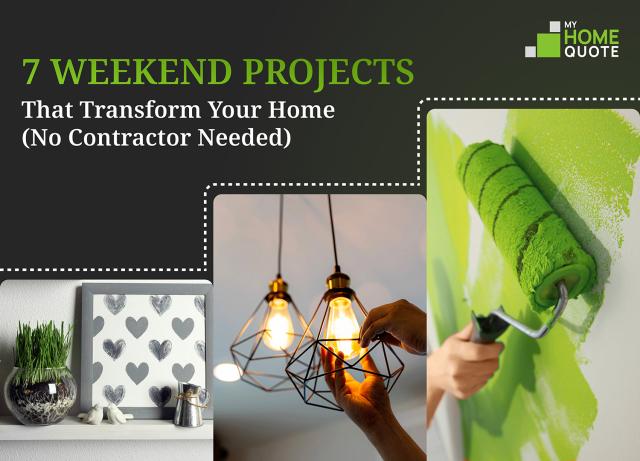 DIY Ideas for a Weekend Home Refresh