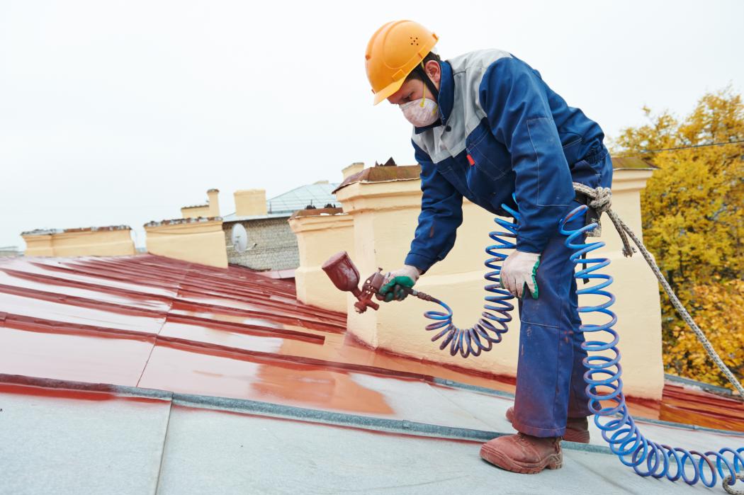 Contractors can help with the roof painting estimate